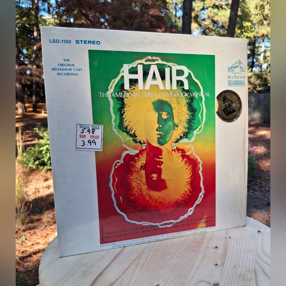 Hair The Original Broadway Cast Recording Vinyl Record 1967